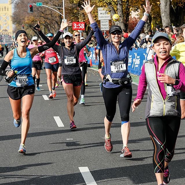 Finish line feels!!! We cannot wait to watch you cross the CIM finish line in 32 days